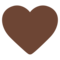 Brown Heart emoji on Microsoft